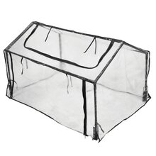 2 St�ck PVC Gew�chshaus 120x80x60 cm Paletten Foliengew�chshaus Fr�hbeet