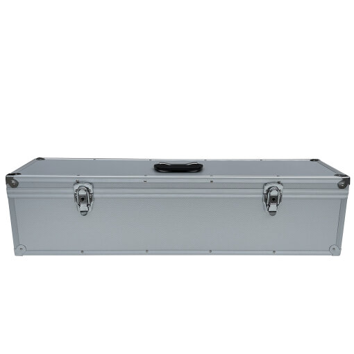 ECI Aluminium Koffer Silber Deckel abnehmbar (BxHxL) 20x20x100 cm