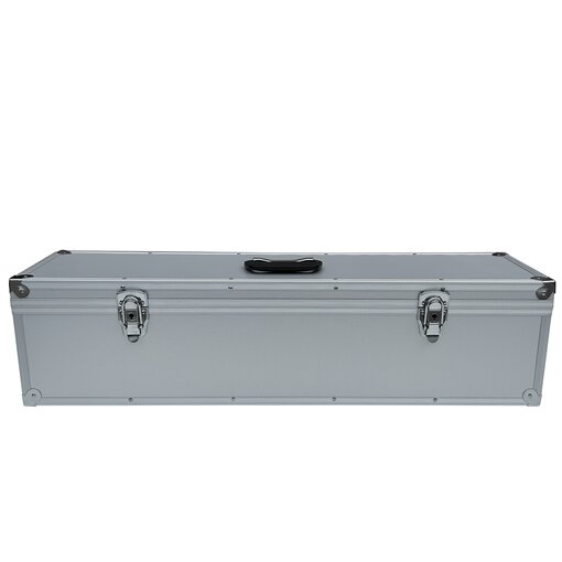 ECI Aluminium Koffer Silber Deckel abnehmbar (BxHxL) 20x20x115 cm