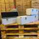 ECI Aluminium Koffer Silber Deckel abnehmbar (BxHxL) 20x20x115 cm