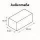 ECI Aluminium Koffer Silber (LxBxH) 100 x 10 x 10 cm