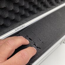 ECI Aluminium Koffer Silber (LxBxH) 115 x 10 x 10 cm