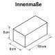 ECI Aluminium Koffer Silber (LxBxH) 115 x 10 x 10 cm