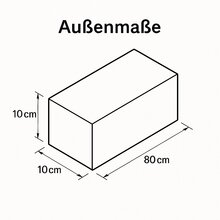 ECI Aluminium Koffer Silber (LxBxH) 80 x 10 x 10 cm