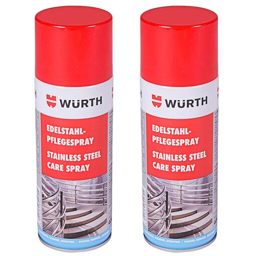 2 x Wrth Edelstahl-Pflegespray 0893121