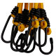 Jumbo Spanngummi Gepäck-Spinne 80 cm 20 kg 8 Haken