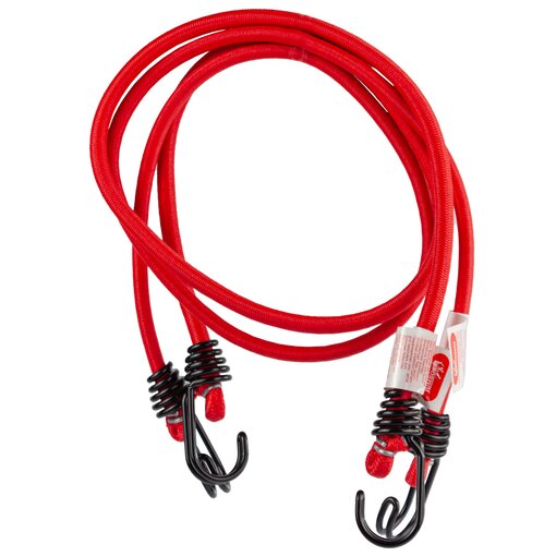 Jumbo Spanngummi 1 Paar (2 Stck) 100cm 20kg 2 Haken rot...