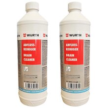 2  x Wrth Abflussreiniger Flssig 1000 ml  0893117600