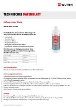 2  x Wrth Abflussreiniger Flssig 1000 ml  0893117600