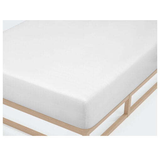 Biberna Jersey Spannbettlaken 135g/m² 90 - 100 x 200 cm Weiß
