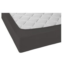 Biberna Jersey Spannbettlaken 135g/m 90 - 100 x 200 cm Titanium