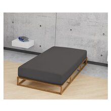 Biberna Jersey Spannbettlaken 135g/m 90 - 100 x 200 cm Titanium