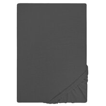 Biberna Jersey Spannbettlaken 135g/m� 140 - 160 x 200 cm Titanium