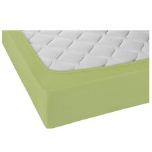 Biberna Jersey Spannbettlaken 135g/m� 140 - 160 x 200 cm Pistaziengr�n
