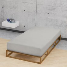 Biberna Jersey Spannbettlaken 135g/m� 180 - 200 x 200 cm Sturmgrau