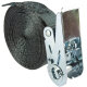 4 x Jumbo Spanngurt 5 m 25 mm 1600 kg Ratsche Zurrgurt | schwarz