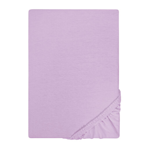 Biberna Jersey Spannbettlaken 135g/m² 140 - 160 x 200 cm Viola