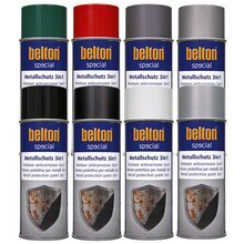 2x Belton Metallschutzlack 3in1 400 ml incl. Handgriff 2x Moosgr�n