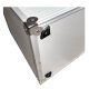 ECI Koffer (LBH) 80x25x35cm Silber Deckel abnehmbar