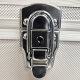 ECI Koffer (LBH) 80x25x35cm Silber Deckel abnehmbar