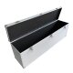 ECI Koffer (LBH) 110x25x35cm Silber Deckel abnehmbar