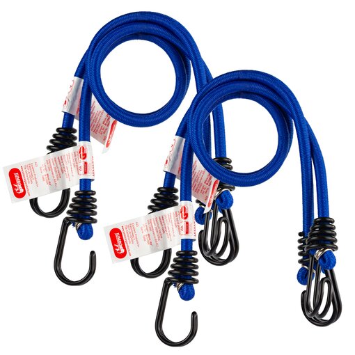 2 Paar (4 Stck) Spanngummi  60cm 20kg 2 Haken Spannseil...