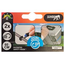 2 Paar (4 St�ck) Spanngummi  60cm 20kg 2 Haken Spannseil Expanderseil