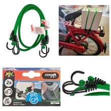 Jumbo Spanngummi 2 Paar (4 Stck) 80cm 20 kg 2 Haken grn