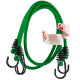 Jumbo Spanngummi 2 Paar (4 Stück) 80cm 20 kg 2 Haken grün
