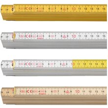 10 x Hultafors Zollstock Gliederma�stab 2 Meter Dezimaleinteilung H4000