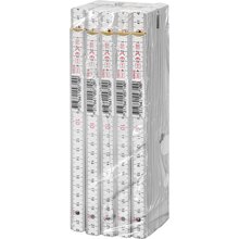 10 x Hultafors Zollstock Gliederma�stab 2 Meter Dezimaleinteilung H4000 Wei�