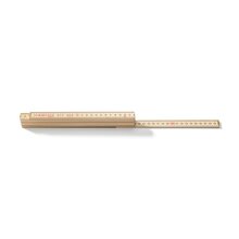 10 x Hultafors Zollstock Gliederma�stab 2 Meter Dezimaleinteilung H4000 Braun