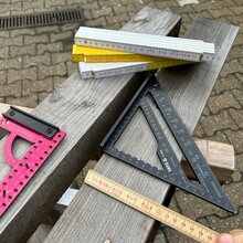 10 x Hultafors Zollstock Gliederma�stab 2 Meter Dezimaleinteilung H4000 Gelb