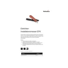 5 St�ck Hultafors Elektrikermesser EFK 380140 Abisoliermesser