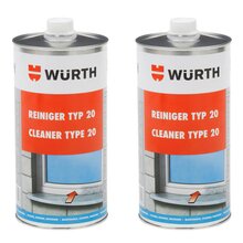 2 x 1000 ml W�rth Kunststoffreiniger Antistatisch Typ 20 | 089210011