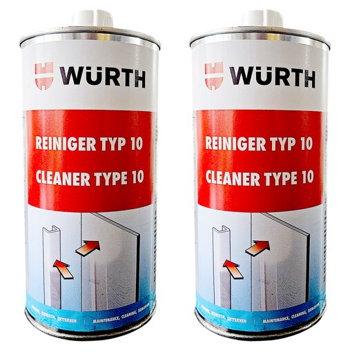 2 x 1000 ml W�rth Kunststoffreiniger Leicht Anl�send Typ...