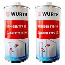 2 x 1000 ml W�rth Kunststoffreiniger Leicht Anl�send Typ 10 | 089210010