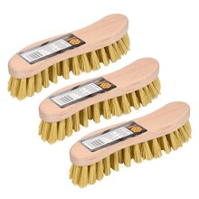 3 x Scheuerb�rste aus Buchenholz 200mm Arbeitsbreite Typ 35970