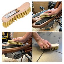 3 x Scheuerb�rste aus Buchenholz 200mm Arbeitsbreite Typ 35970