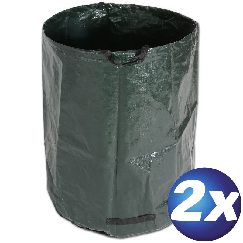 2x Garten-Abfallscke 270 Liter Typ 1171