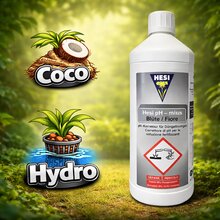 HESI pH - Minus Bl�te PH-Korrektor f�r Hydro und Coco 1 Liter Grow