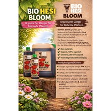 5 Liter HESI Bio Hesi Bloom Bl�tephasen Naturd�nger vegan