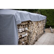 PVC Abdeckplane Grau 650 g|m�  dicke LKW Plane wasserdicht mit �sen 4 x 7 m