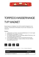 5 x Hultafors Torpedo-Profi-Wasserwaage TVP 20 Magnet Typ 401853