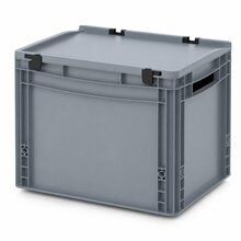 AUER Eurobeh�lter mit Schanierdeckel ED 43/32 | 40 x 30 x 33,5 cm Stapelbox