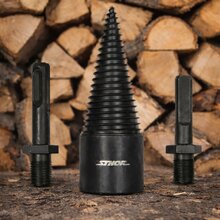 Toya Holzspalter Bohrer Set 32 mm incl. 2 Adapter | Typ 22590