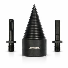 Toya Holzspalter Bohrer Set 45 mm incl. 2 Adapter |Typ 22591