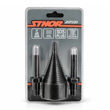 Toya Holzspalter Bohrer Set 45 mm incl. 2 Adapter |Typ 22591