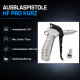 AEROTEC Ausblaspistole HF PRO kurz 201502006 Turbodüse Druckluftpistole