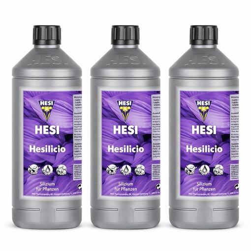 3 x 1 Liter HESI Hesilicio Silizium-Booster
